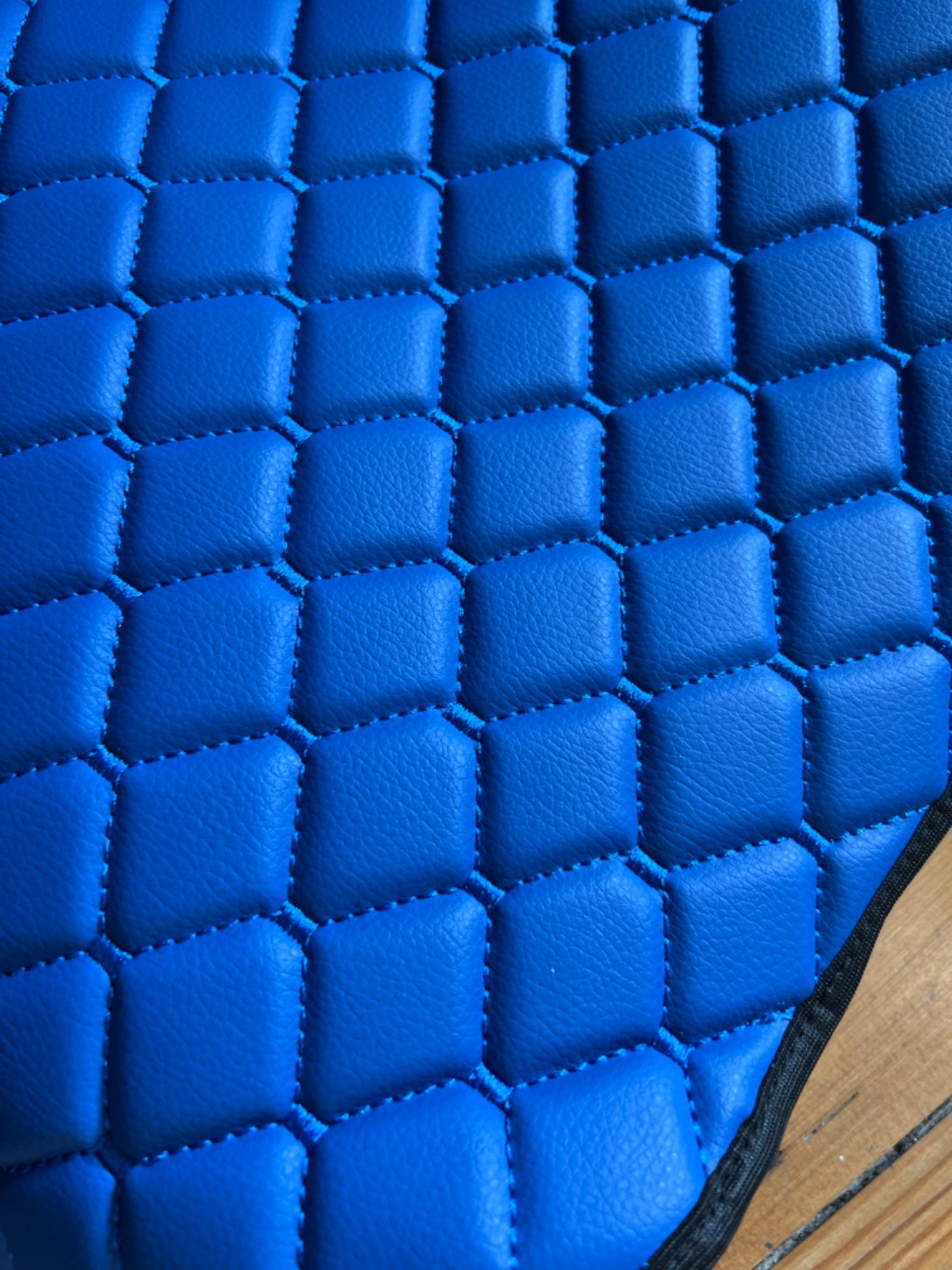 Blau mit blauen Nähten LKW Sitzbezüge Blau mit blauen Nähten